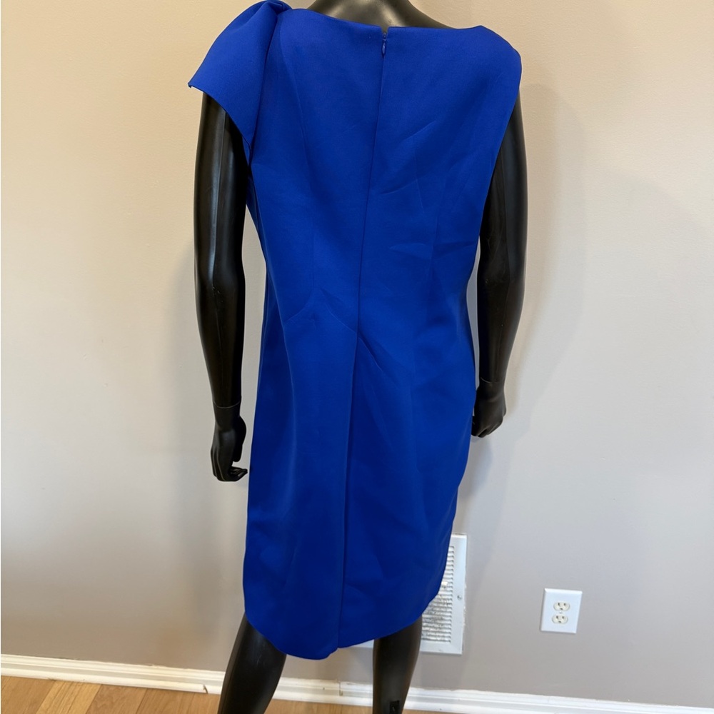 Eliza J One Shoulder Royal Blue Dress - Picture 4 of 5